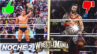 LO MEJOR Y LO PEOR DE WWE WRESTLEMANIA 39 NOCHE 2