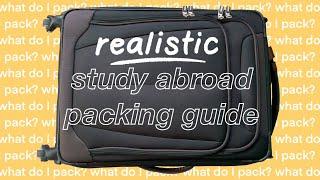 what to pack for study abroad?  realistic packing guide for exchange in seoul south korea