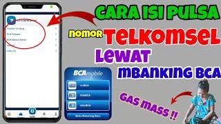 Cara Isi PULSA Telkomsel di M Banking BCA