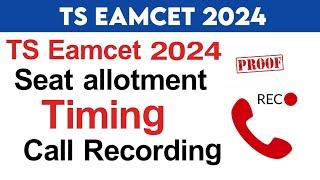ts eamcet seat allotment 2024 today  ts eamcet seat allotment 2024 date and time