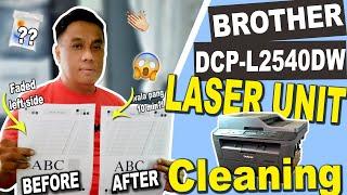 How to clean laser unit of Brother DCP-L2540DW