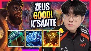 ZEUS IS SO GOOD WITH KSANTE - T1 Zeus Plays Ksante TOP vs Renekton  Season 2024