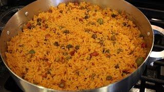 How To Make Authentic Puerto Rican Arroz Con Gandules - Party Rice