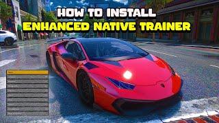 How to install Enhanced Native Trainer 2024 GTA 5 MODS