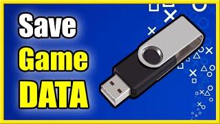 How to Copy & Save PS5 Game Data to a USB Drive Fast Tutorial