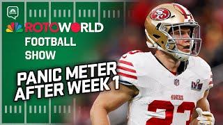 CMC injury fallout + Panic meter players after Week 1  Rotoworld Football Show FULL SHOW