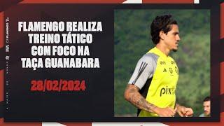 Flamengo realiza treino tático com foco na Taça Guanabara