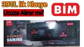 BİM de 39 TL ye SATILAN OYUNCU KLAVYESİ