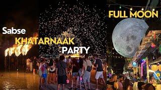 Craziest Party In Thailand - Full Moon Party Koh Phangan 2023
