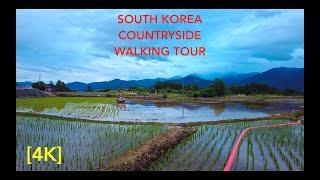 4K South Korea countryside walking tour