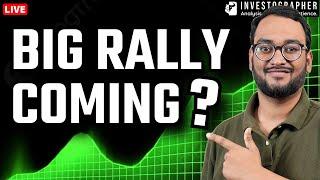 BIG RALLY COMING ?  Nifty Prediction  Crypto Bitcoin Prediction  Investographer