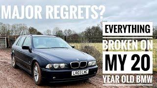 Everything *BROKEN* on my 20 Year Old BMW E39