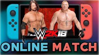 WWE 2K18  ONLINE MATCH  Nintendo Switch