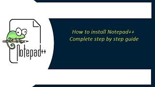 How to install Notepad++ on Windows 2023 Update Complete step by step guide #notepadplus #editors