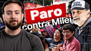  Paro Nacional contra MILEI Absoluto Fracaso  Agustín Laje