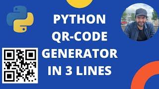 Python QRCode generator in three lines of code