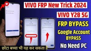 VIVO Frp New Solution 2024 - Vivo Y28 5g Frp Bypass  All Vivo Android 13  14 Frp unlock