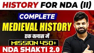 NDA History Medieval History  NDA Shakti 2.0 2024