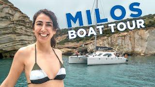 Sailing around Milos Greek PARADISE Island