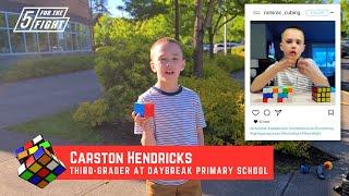 GoFundMe spotlight Third grader uses cubing skills to raise money for cancer research