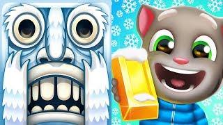 Temple Run 2 VS Talking Tom Gold Run Christmas 2018