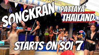 Pattaya SONGKRAN - Soi 7 is a BLAST