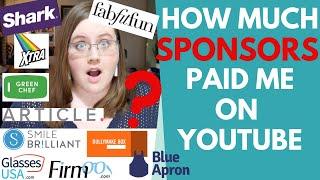 How Much Sponsors Paid Me on YouTube - What YouTubers Make