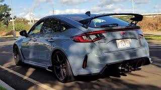 Tomei Expreme Ti Exhaust Type D wEventuri Intake - Civic Type R FL5  Flyby & Acceleration