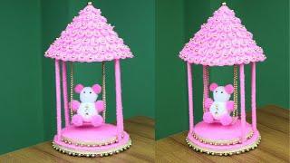 Amazing Woolen Craft Ideas For Home Decor - Beautiful Showpiece Making Idea - DIY art and craft