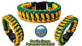 Learn How to Make a Paracord Bracelet Beetle Fangs Knot Tutorial