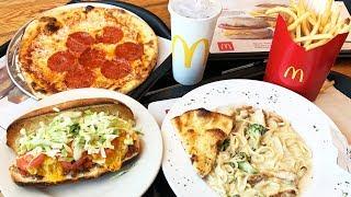 The Worlds Largest McDonalds  PIZZA LINGUINI & PHILLY CHEESESTEAK