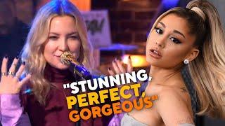 Ariana Grande REACTS to Kate Hudsons Unexpected Cover of 7 Rings