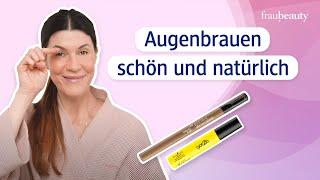 Schöne und natürliche Augenbrauen mit fraubeauty