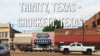 Trinity Texas to Crockett Texas Drive with me on a Texas highway