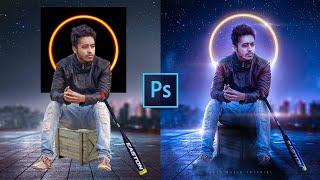 Photo Manipulation Tutorial - Glow Light Photo Editing