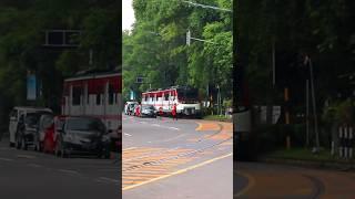 Railbus Batara Kresna di Jl. Slamet Riyadi Solo #railway #train