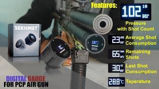 Sekhmet digital gauge for PCP Airguns Unboxing  Review