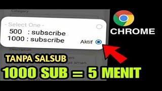 5 Menit Cara Menambah Subscriber YouTube TERBARU  1000 Subscriber 4000 Jam Tayang