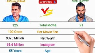 AKSHAY KUMAR vs SUNIL SHETTY FULL COMPARISON 2023