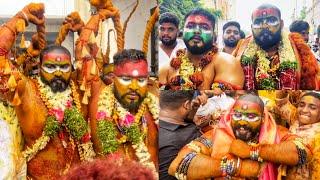 Chandu Pailwan Potharaju Entry & Dance  Chandu Chintu Pailwan Dance Steps  Golconda Bonalu 2023