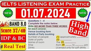 IELTS LISTENING PRACTICE TEST 2024 WITH ANSWERS  01.07.2024