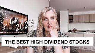 The Best HIGH YIELD Dividend Stocks late 2023  Australia ASX