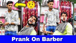 Prank On Barber  Binod in Saloon  Saloon Prank  Part 7   Prakash Peswani Prank 