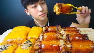 바삭바삭 통대창 불닭쌈 먹방  DAECHANG & SPICY NOODLE BULDAK Real Sound Mukbang Eating Sound ASMR