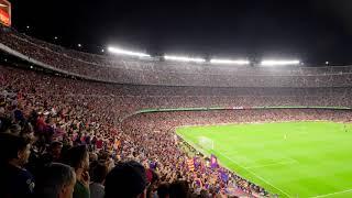 84.000 Fans Singing UN DIA DE PARTIT Allez Allez Allez FC Barcelona vs Athletic Bilbao