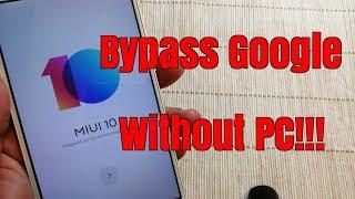 BOOM Xiaomi Redmi  Note 6 Pro M1806E7TG Remove Google Account Bypass FRP. Without PC