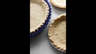 How to Make a GF vegan pie crust  NO butter