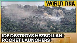 IDF destroys Hezbollah rocket launchers Israels offensive in Gaza 40 sites hit in 7  WION