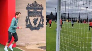 INSIDE TRAINING  Liverpool Explosive training today Nunez Szobo Chiesa Salah Virgil van Dirk