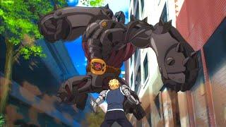 GENOS VS CYBORG GORILLA  ONE PUNCH MAN